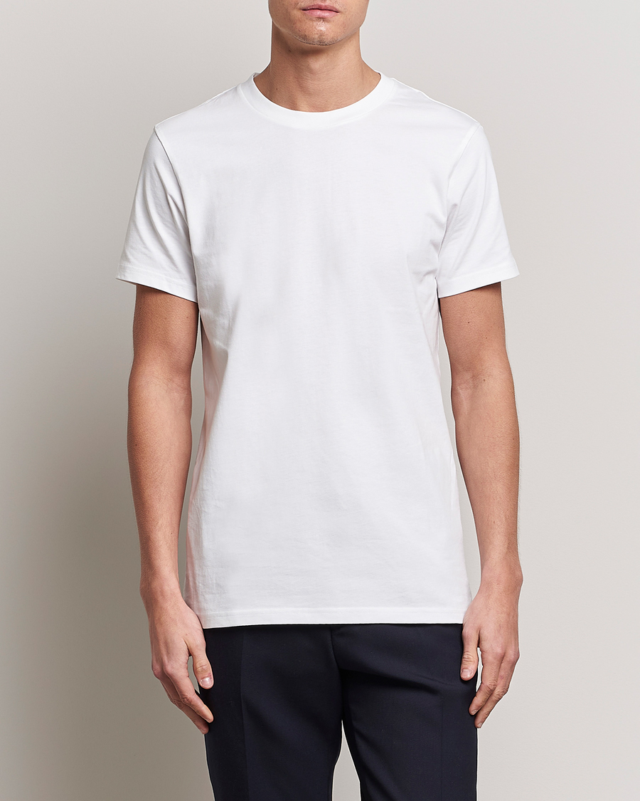Heren | T-shirts met korte mouwen | Bread & Boxers | Crew Neck Regular T-Shirt White