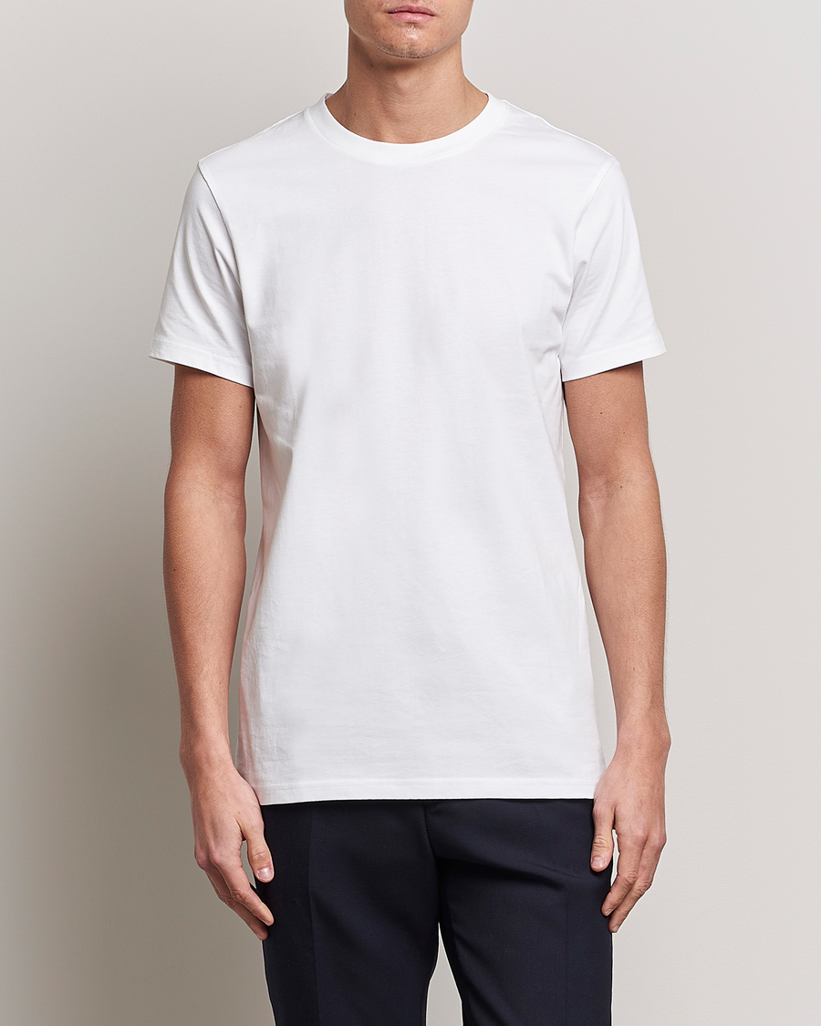 Heren |  | Bread & Boxers | Crew Neck Regular T-Shirt White