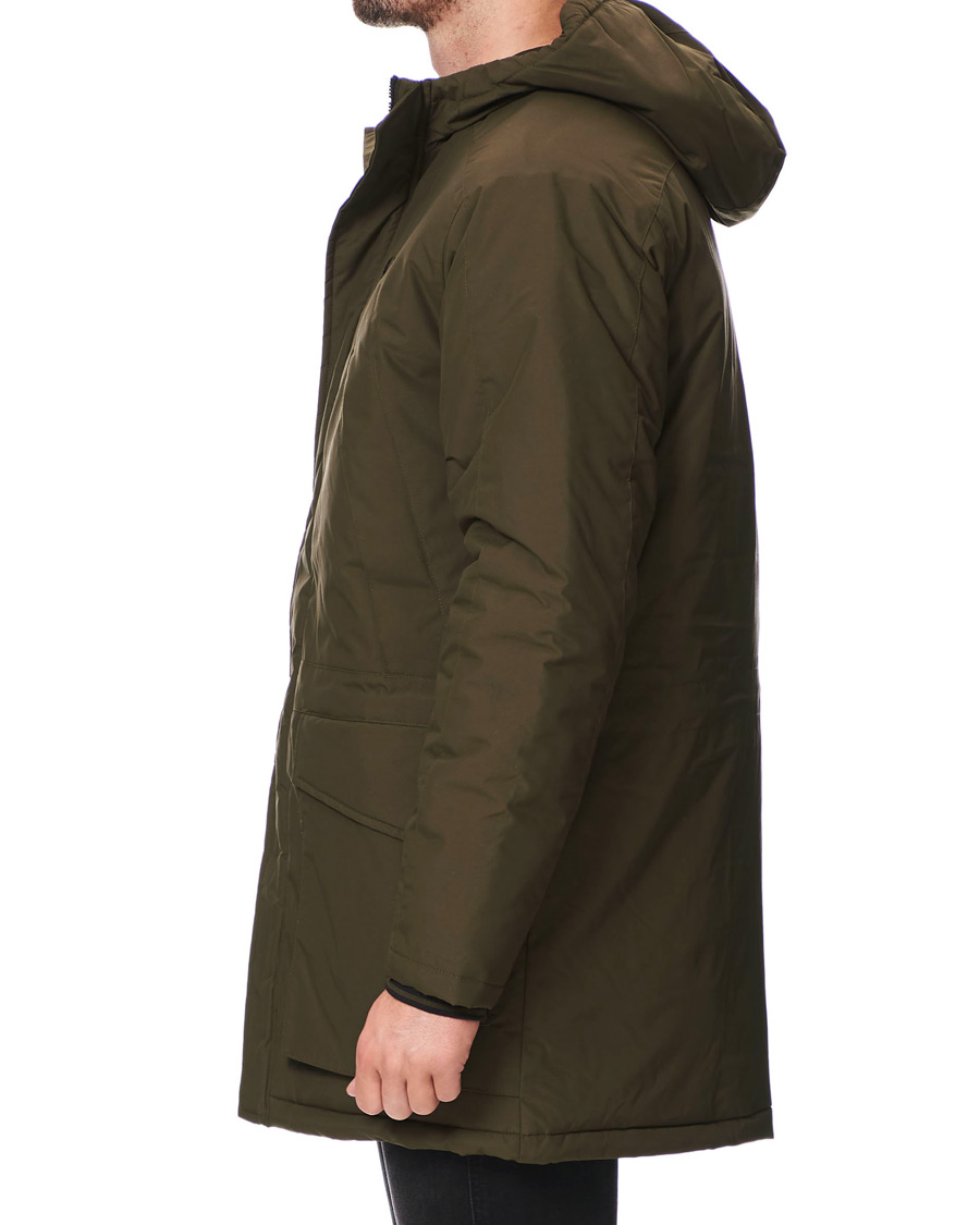Heren | Jassen | Fred Perry | Padded Zip Parka Green