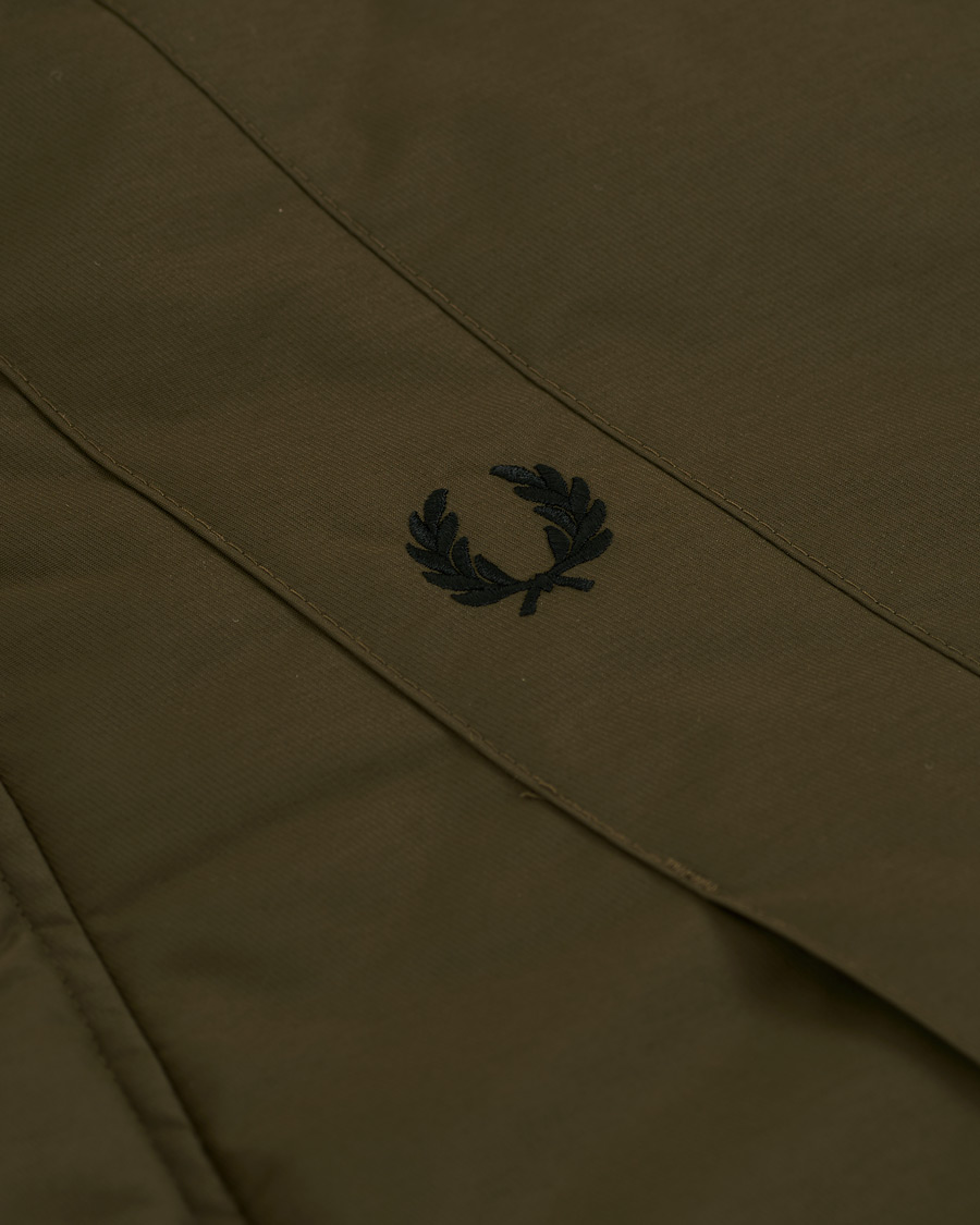 Heren | Jassen | Fred Perry | Padded Zip Parka Green
