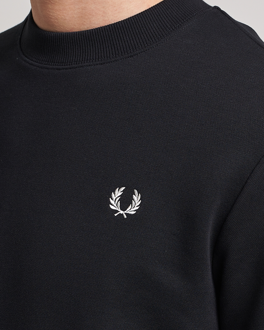 Heren | Truien | Fred Perry | Crew Neck Sweatshirt Black
