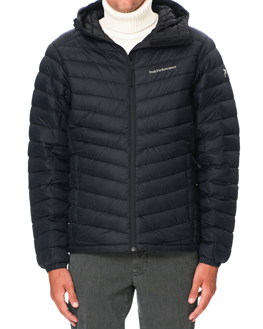 Heren | Jassen | Peak Performance | Frost Liner Down Hooded Jacket Black