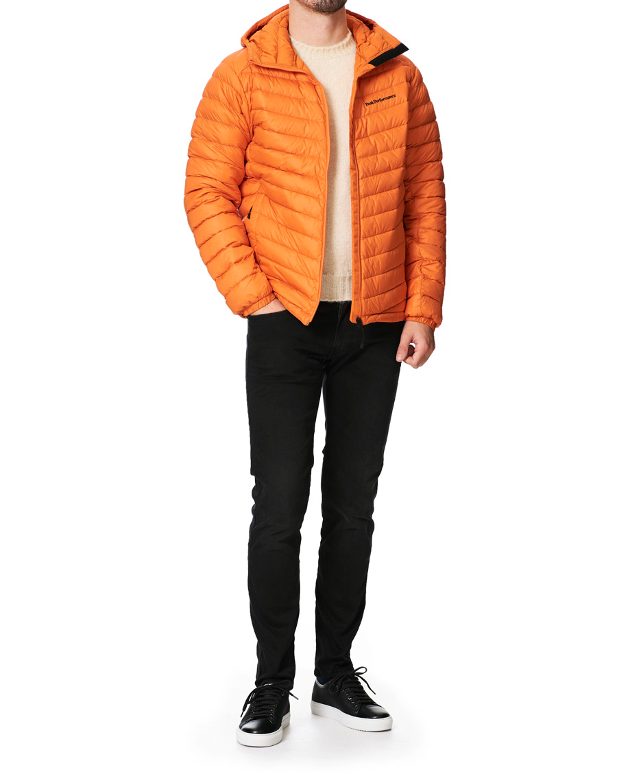 Heren | Jassen | Peak Performance | Frost Liner Down Hooded Jacket Blaze Tundra