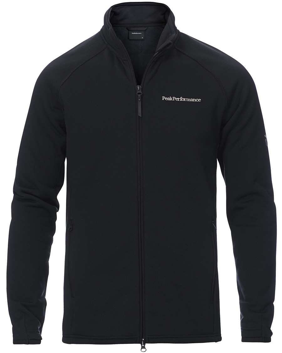 Heren | Truien | Peak Performance | Chill Full Zip Jacket Black