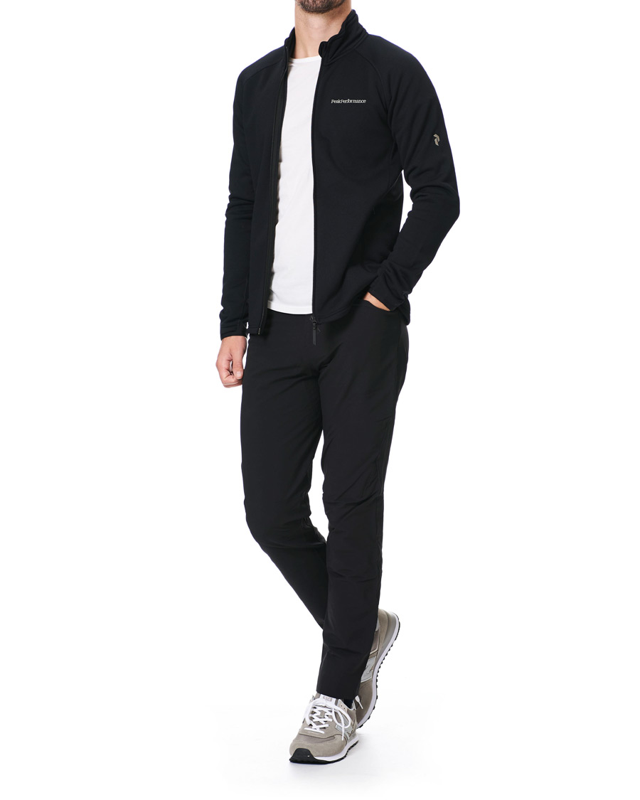 Heren | Truien | Peak Performance | Chill Full Zip Jacket Black