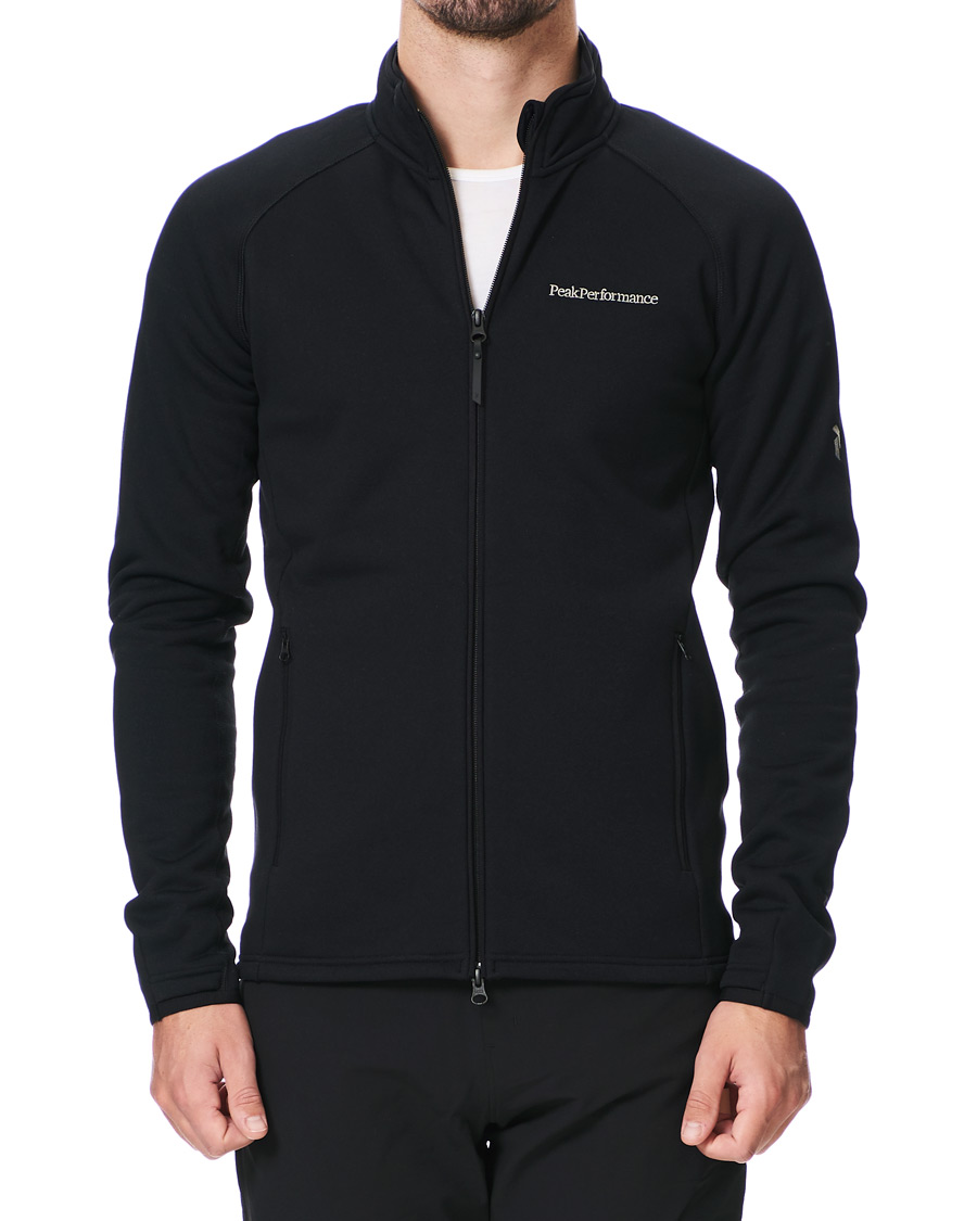 Heren | Truien | Peak Performance | Chill Full Zip Jacket Black