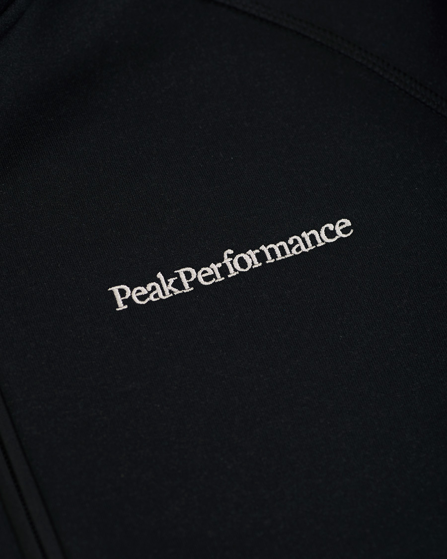 Heren | Truien | Peak Performance | Chill Full Zip Jacket Black
