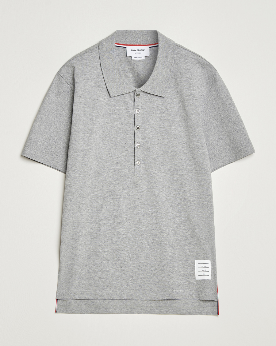 Heren | Polo's | Thom Browne | Relaxed Fit Polo Light Grey