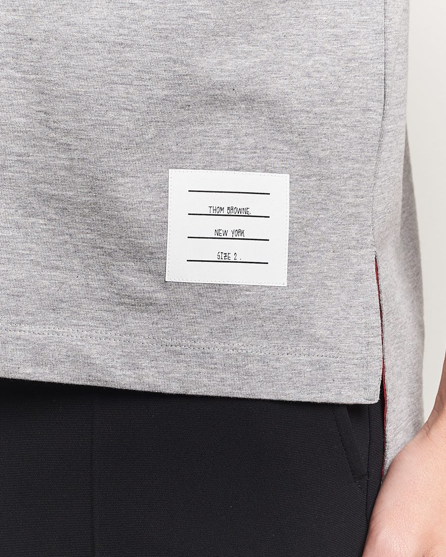 Heren | Polo's | Thom Browne | Relaxed Fit Polo Light Grey
