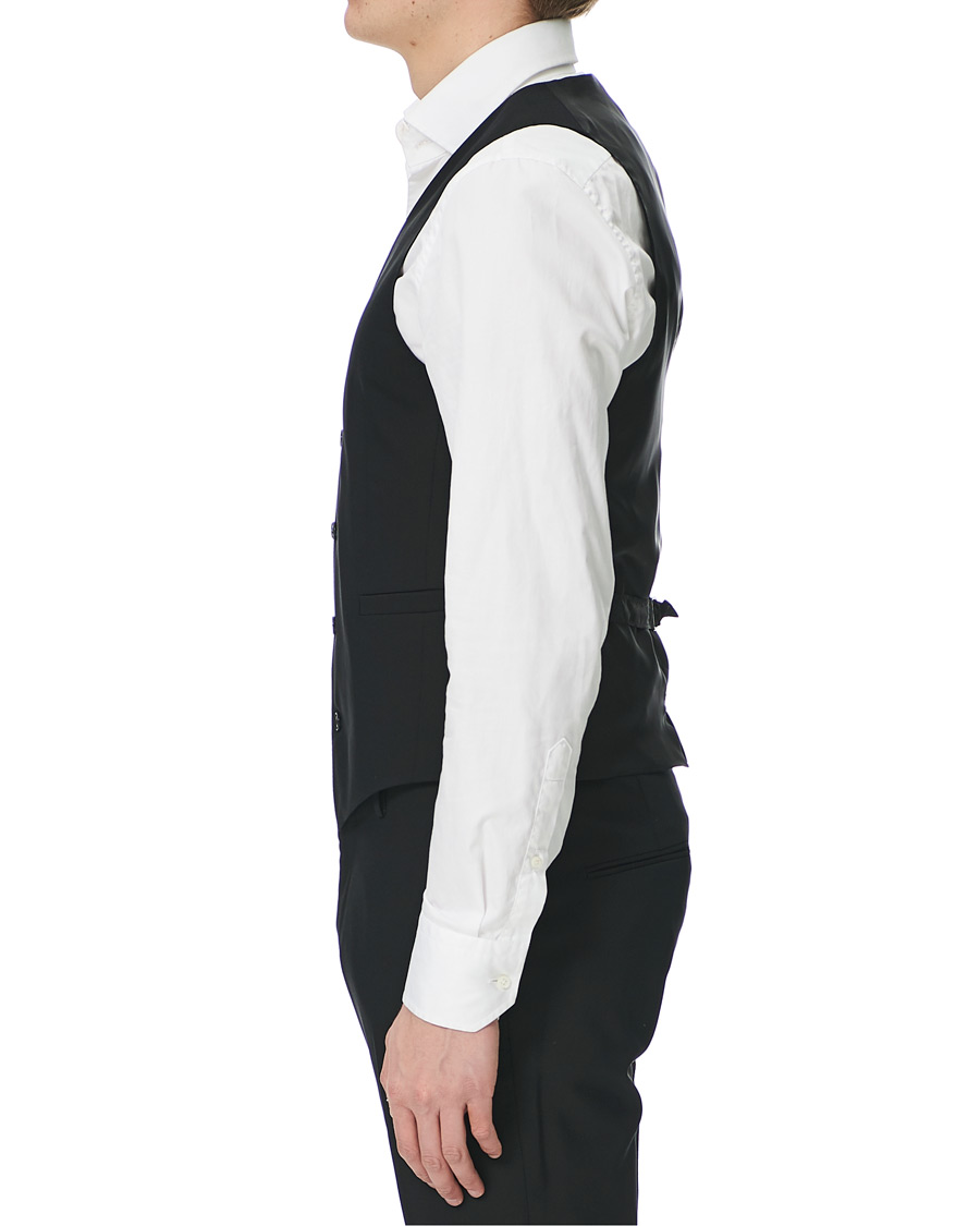 Heren | Blazers | Tiger of Sweden | Litt Wool Waistcoat Black