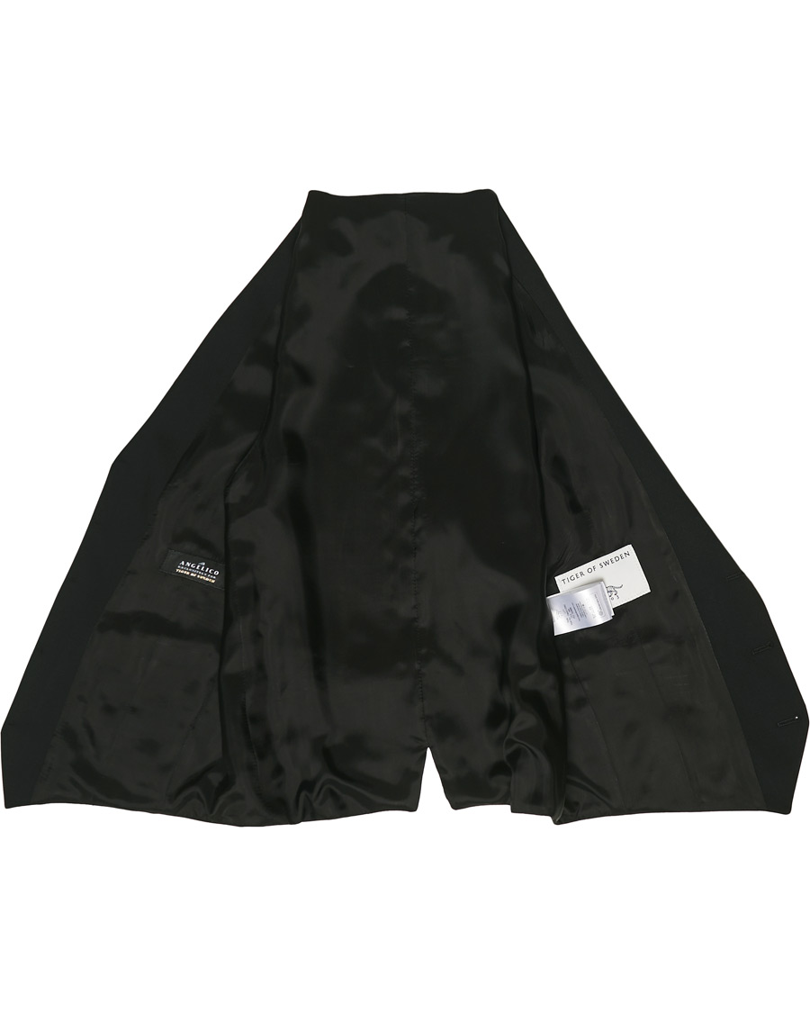 Heren | Blazers | Tiger of Sweden | Litt Wool Waistcoat Black