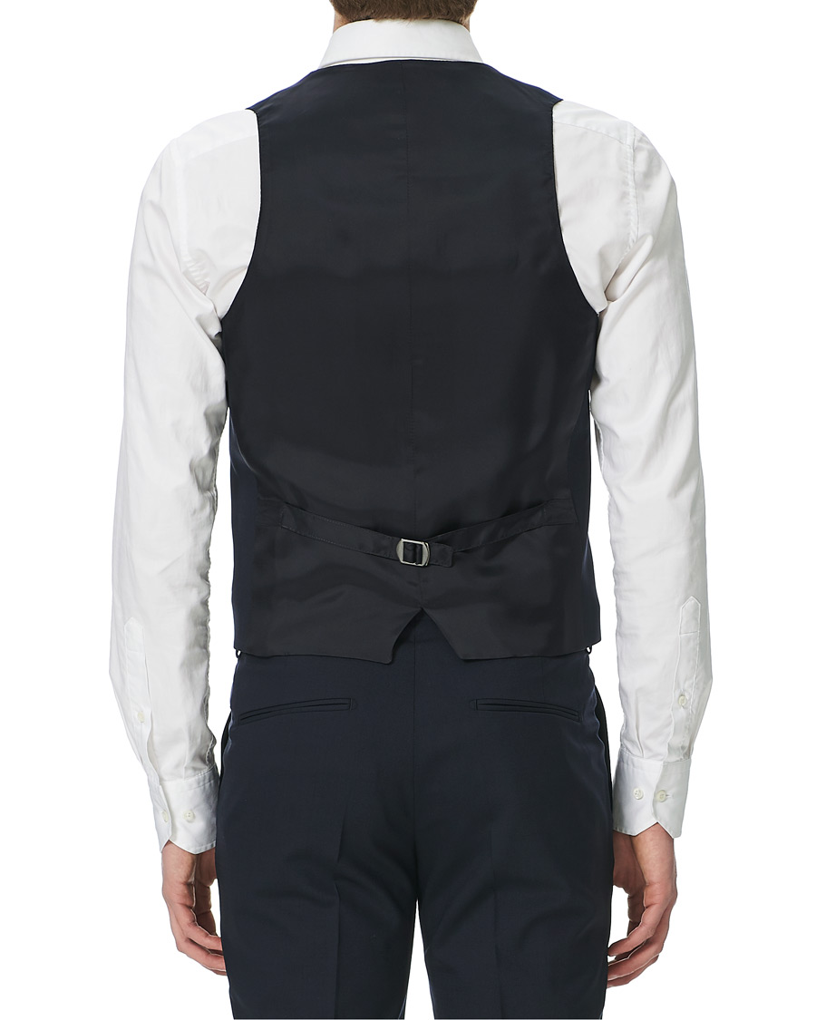 Heren | Blazers | Tiger of Sweden | Litt Wool Waistcoat Navy