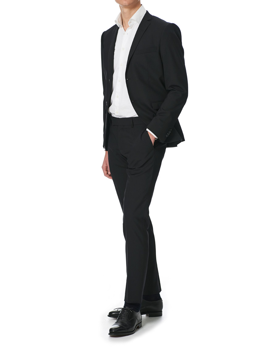 Heren | Broeken | Tiger of Sweden | Tordon Wool Suit Trousers Black