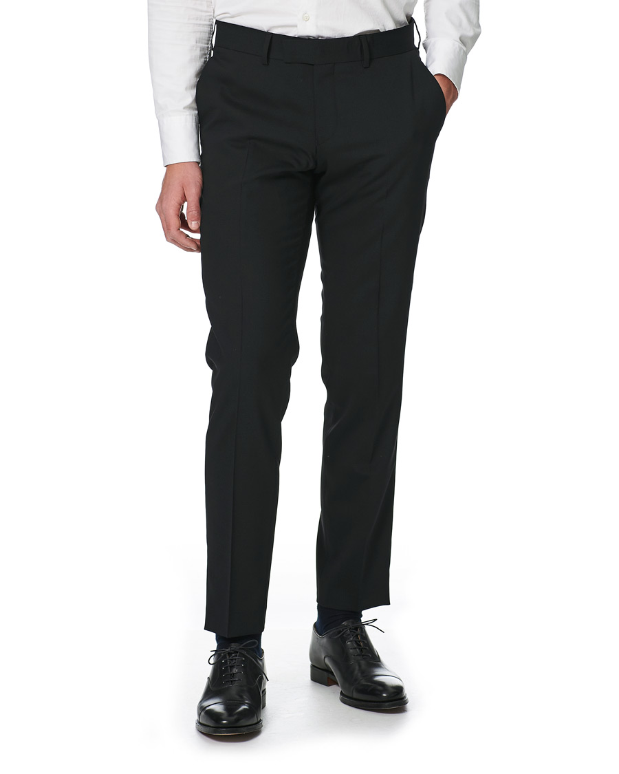 Heren | Broeken | Tiger of Sweden | Tordon Wool Suit Trousers Black