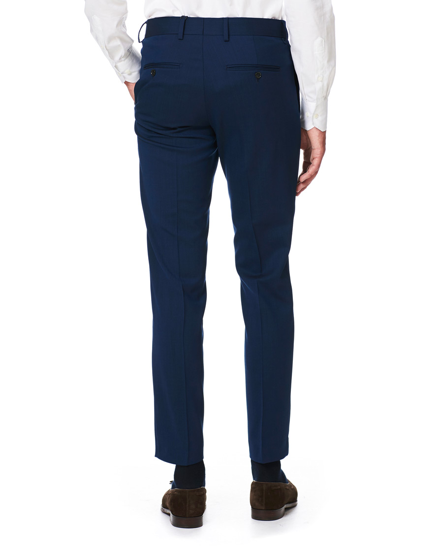 Heren | Broeken | Tiger of Sweden | Tordon Wool Suit Trousers Blue