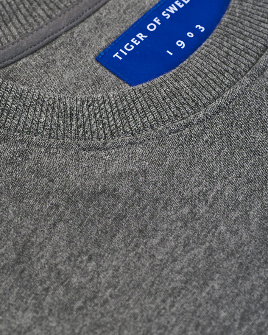Heren | Truien | Tiger of Sweden | Movement Malham Sweatshirt Medium Grey Melange