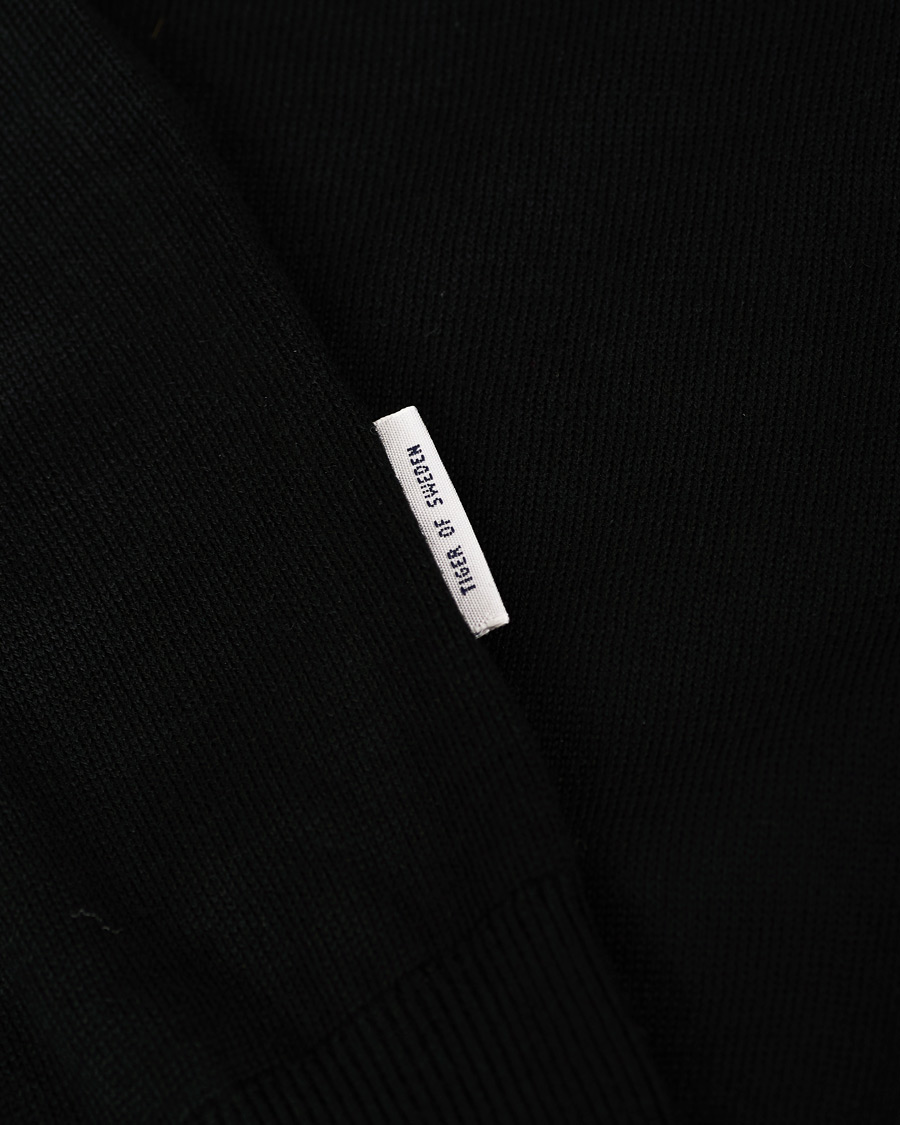 Heren | Truien | Tiger of Sweden | Newton Extra Fine Merino Knitted Polo Black