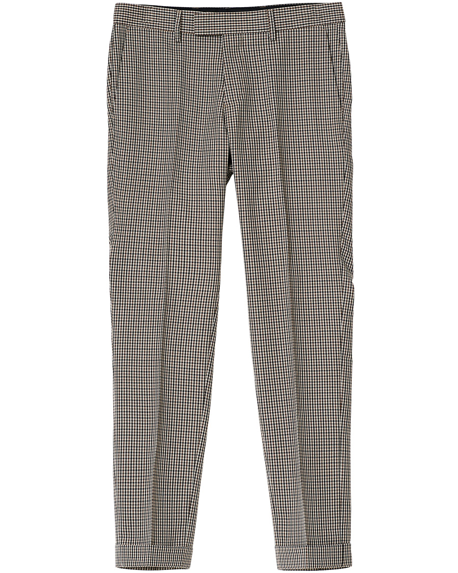Heren | Broeken | Tiger of Sweden | Tillman Checked Trousers Beige