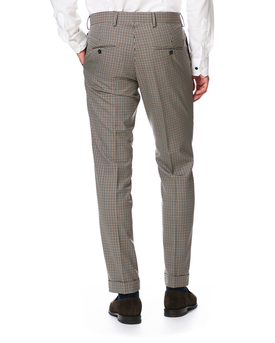 Heren | Broeken | Tiger of Sweden | Tillman Checked Trousers Beige