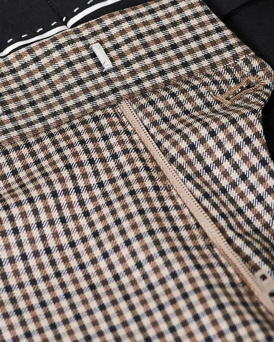 Heren | Broeken | Tiger of Sweden | Tillman Checked Trousers Beige