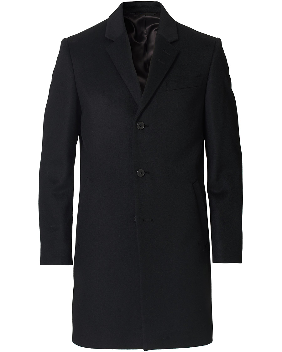 Heren | Jassen | Tiger of Sweden | Cempsey Wool/Cashmere Coat Black 44