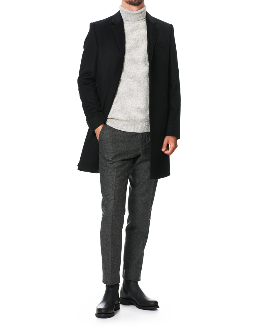 Heren | Jassen | Tiger of Sweden | Cempsey Wool/Cashmere Coat Black 44