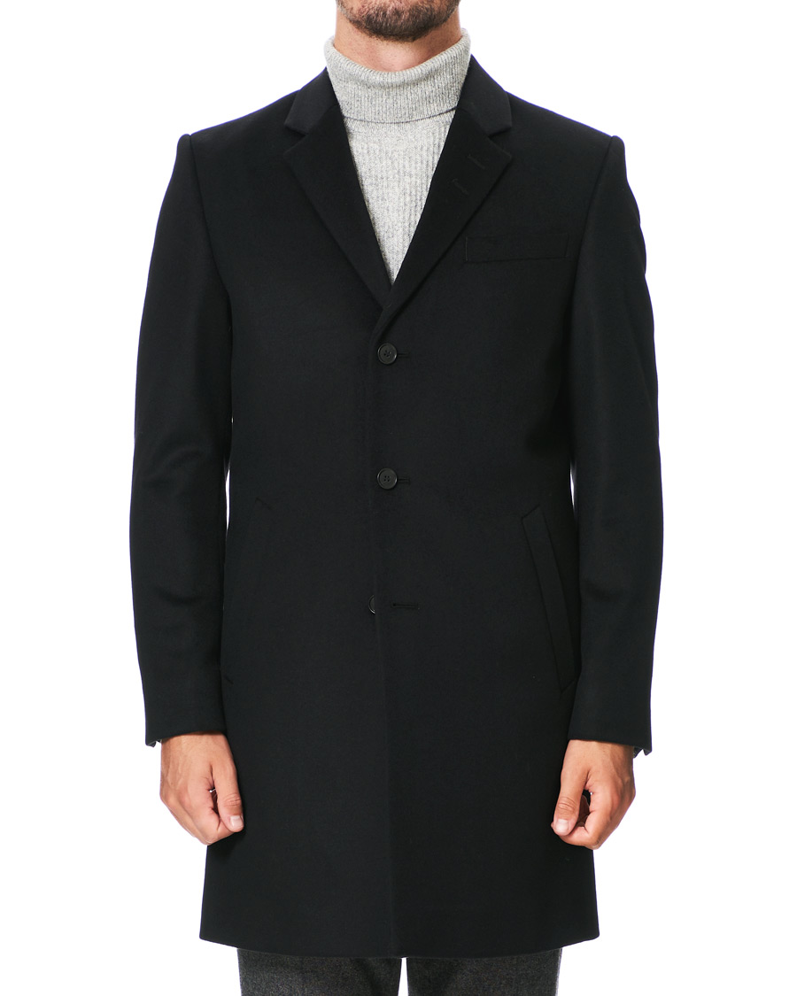 Heren | Jassen | Tiger of Sweden | Cempsey Wool/Cashmere Coat Black 44