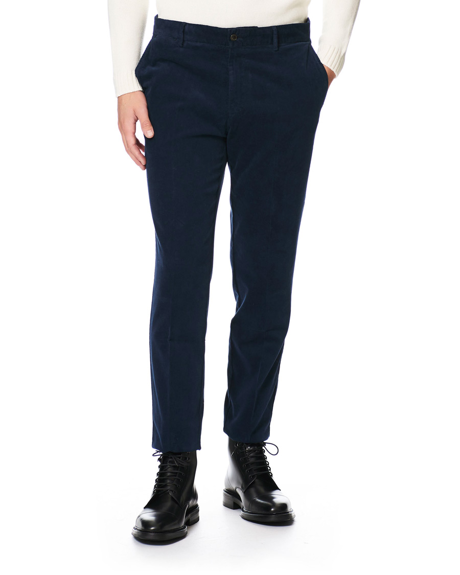 Heren | Broeken | Tiger of Sweden | Truman Corduroy Trousers Navy
