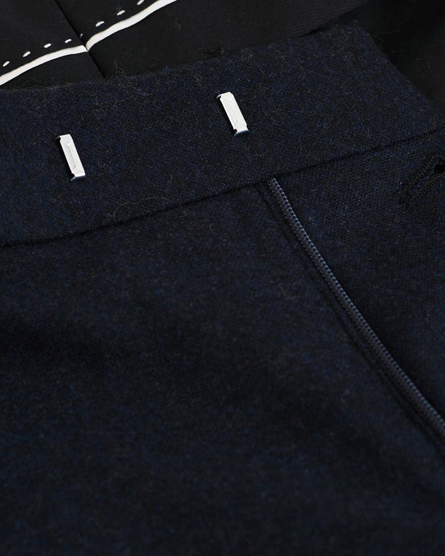 Heren | Broeken | Tiger of Sweden | Tordon Flannel Trousers Navy