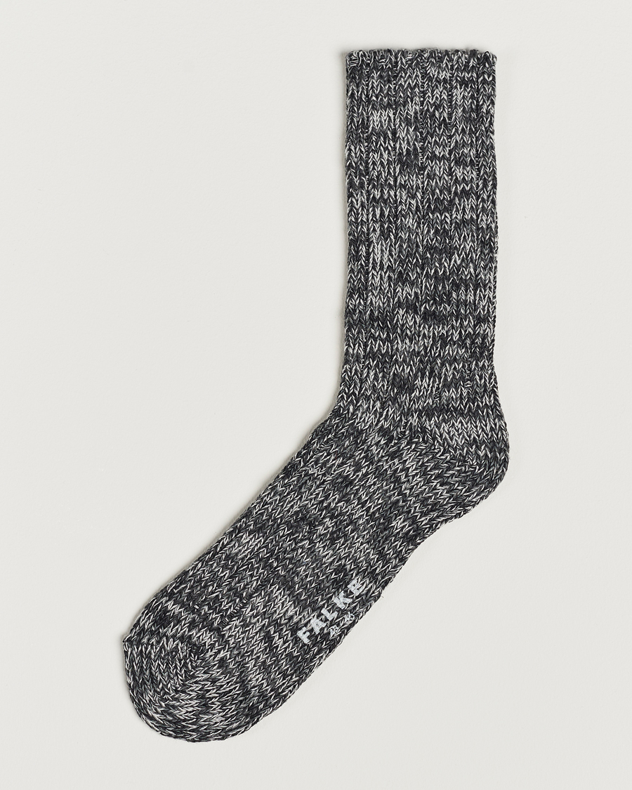 Heren |  | Falke | Brooklyn Cotton Sock Black