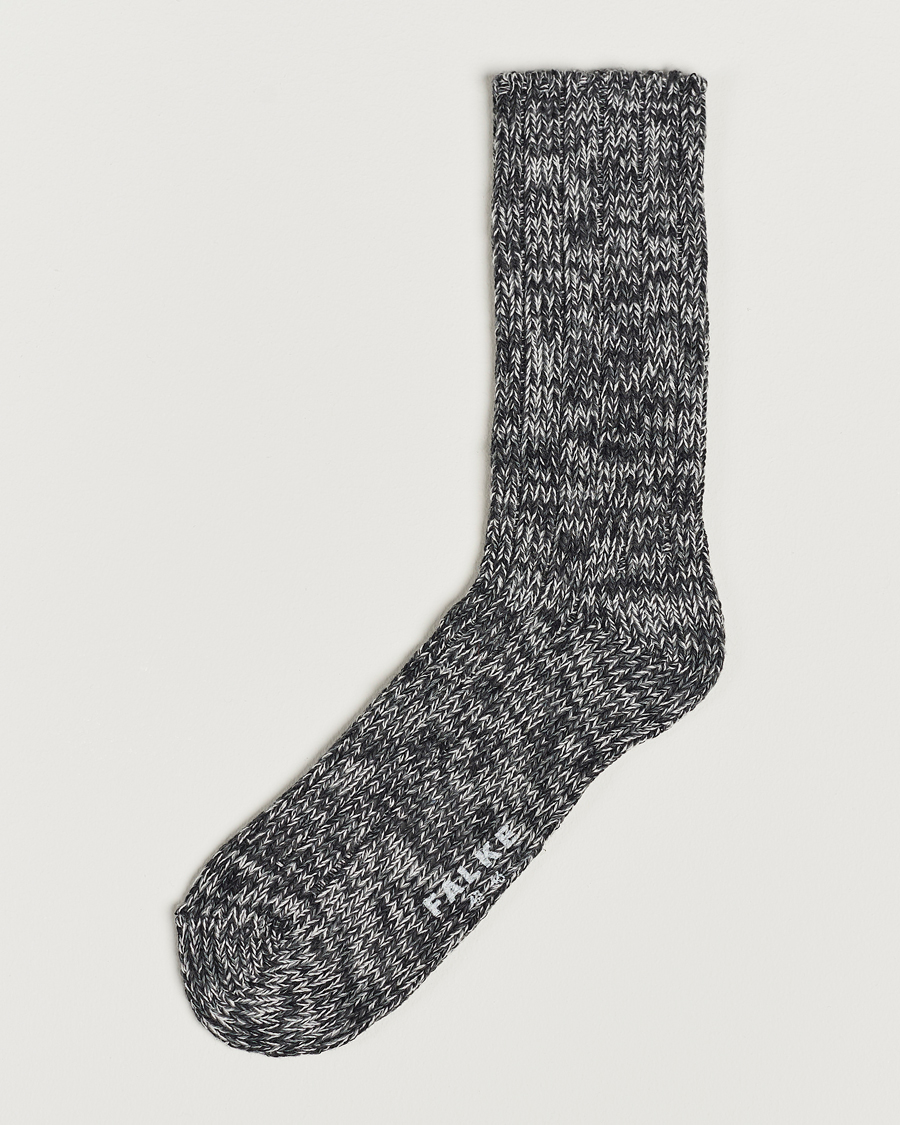 Heren | Ondergoed | Falke | Brooklyn Cotton Sock Black
