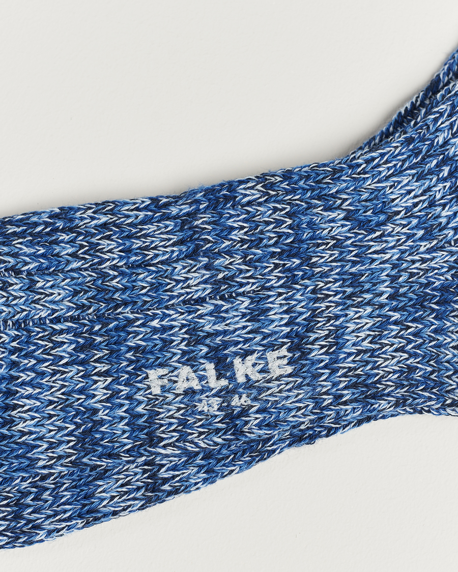 Heren | Ondergoed | Falke | Brooklyn Cotton Sock Blue