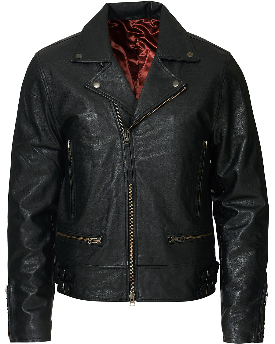 Heren | Jassen | Tiger of Sweden Jeans | Chylo Leather Jacket Black