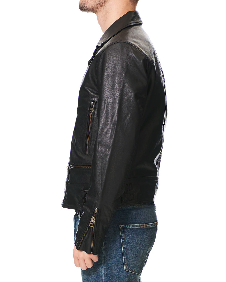 Heren | Jassen | Tiger of Sweden Jeans | Chylo Leather Jacket Black
