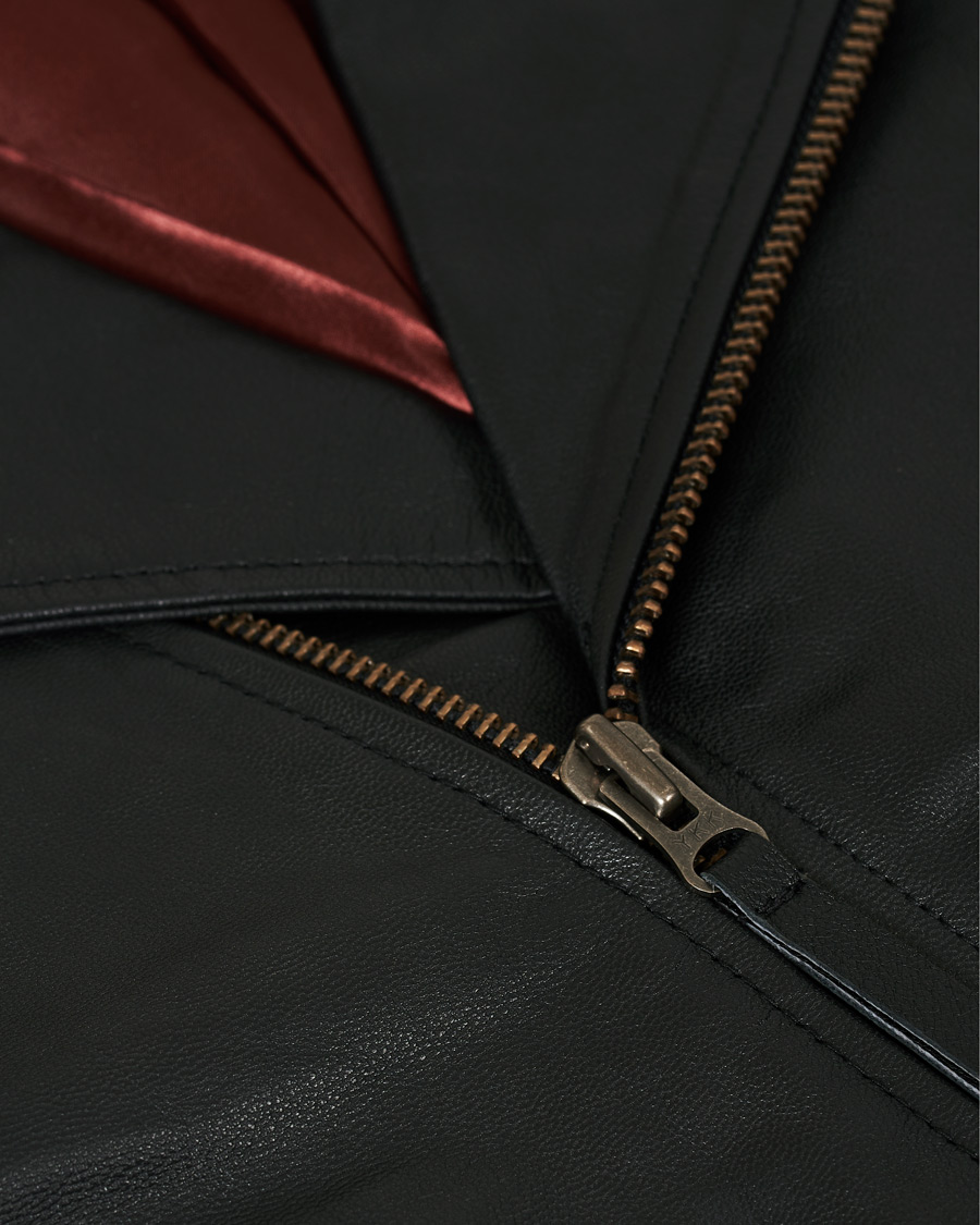 Heren | Jassen | Tiger of Sweden Jeans | Chylo Leather Jacket Black