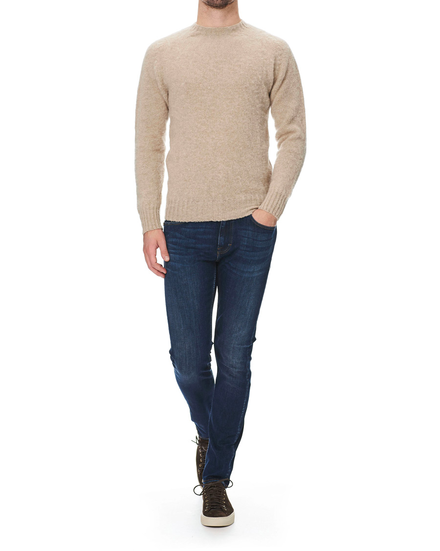 Heren | Jeans | Tiger of Sweden Jeans | Leon Gardy Superstretch Jeans Royal Blue