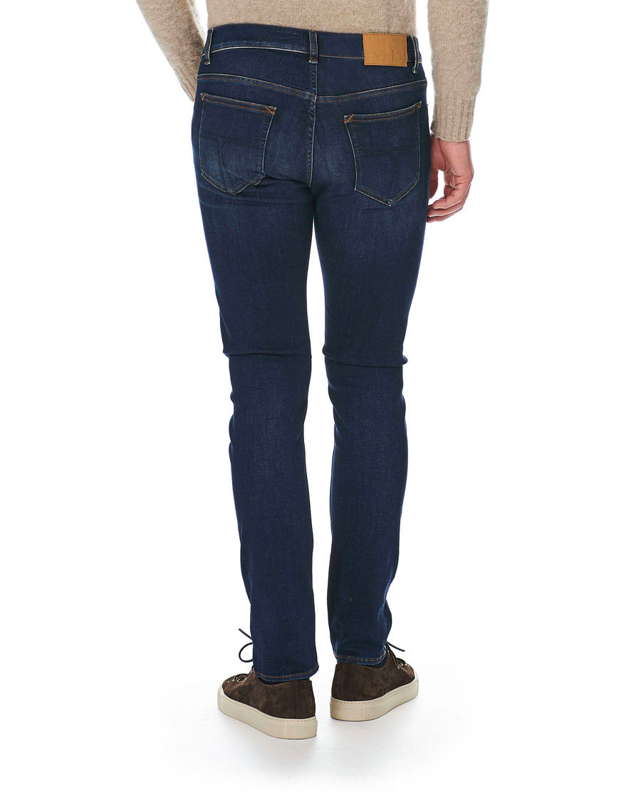 Heren | Jeans | Tiger of Sweden Jeans | Leon Gardy Superstretch Jeans Royal Blue