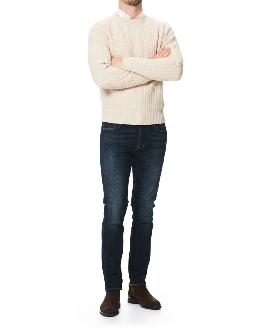 Heren | Jeans | Tiger of Sweden Jeans | Leon Matcheses Superstretch Jeans Royal Blue