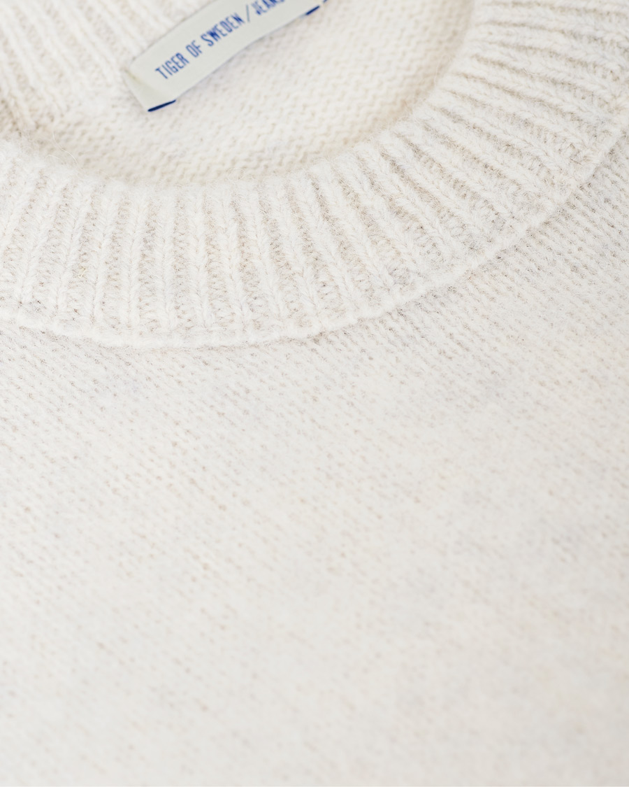 Heren | Truien | Tiger of Sweden Jeans | Prowler Knitted Crew Neck White