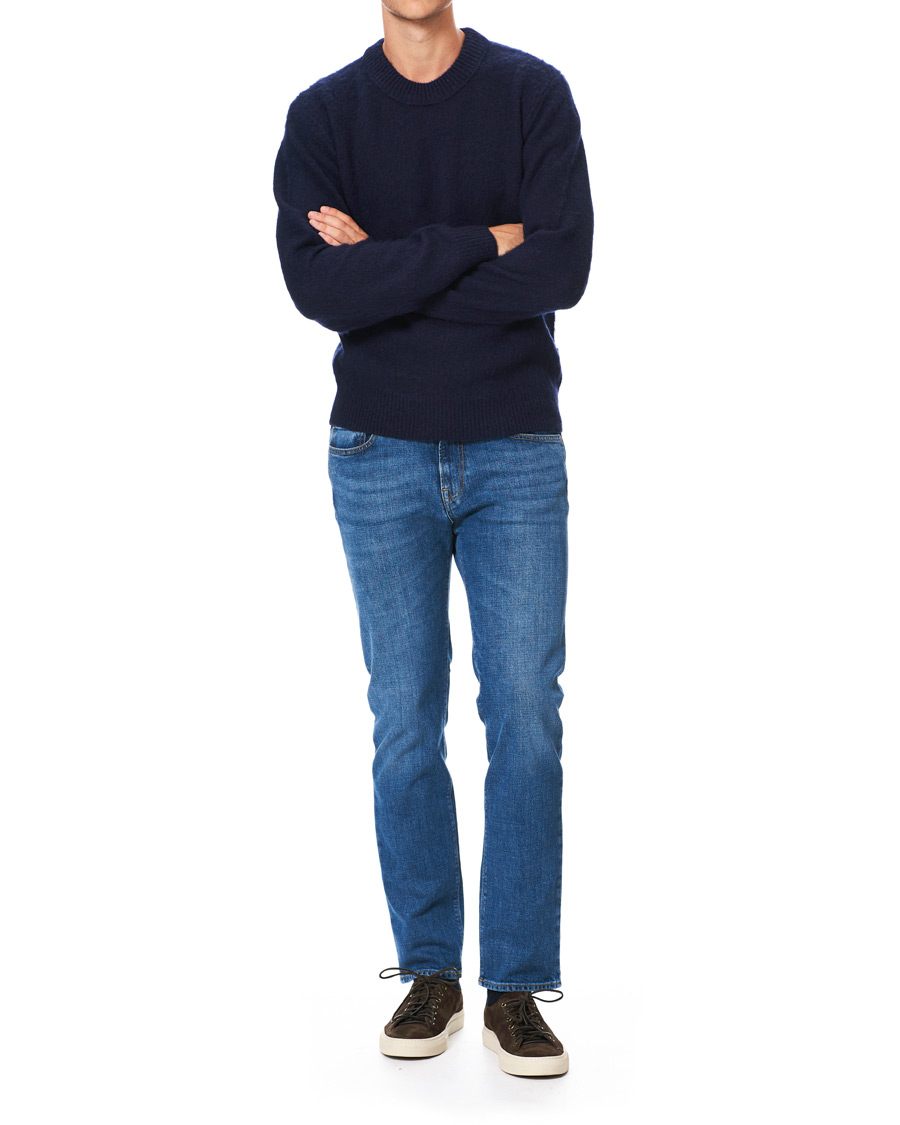 Heren | Truien | Tiger of Sweden Jeans | Prowler Knitted Crew Neck Blue