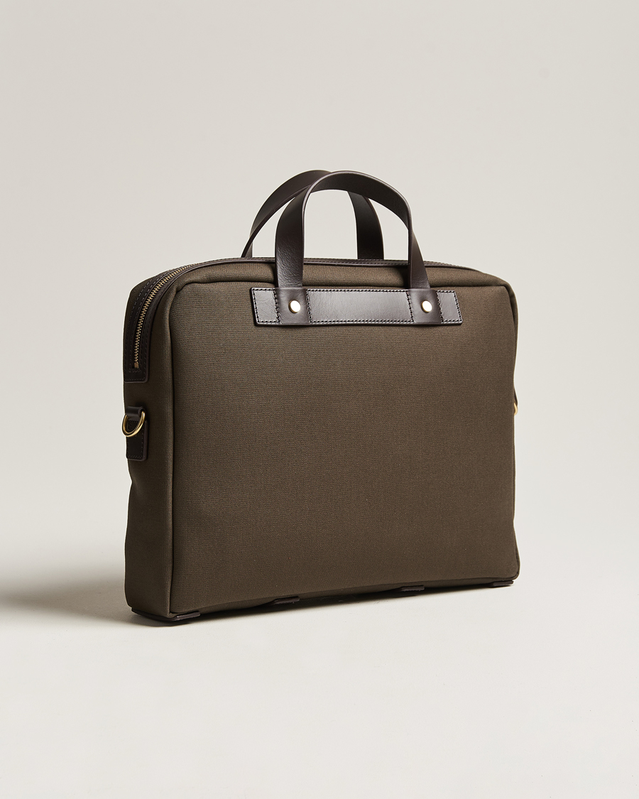 Heren | Accessoires | Mismo | M/S Nylon Office Army/Dark Brown