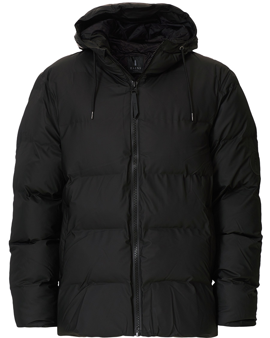 Heren | Jassen | RAINS | Waterproof Puffer Jacket Black