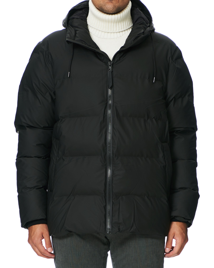Heren | Jassen | RAINS | Waterproof Puffer Jacket Black