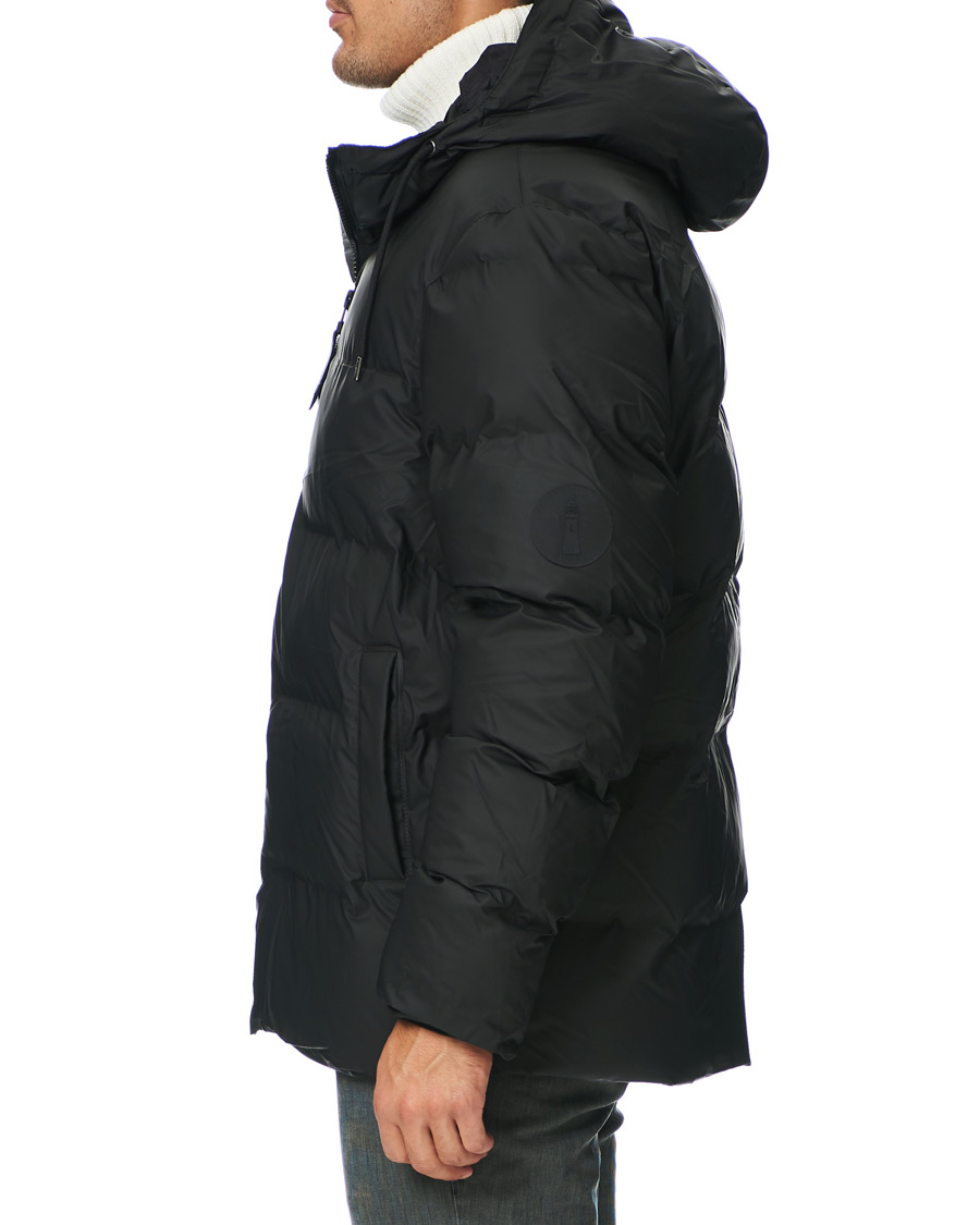 Heren | Jassen | RAINS | Waterproof Puffer Jacket Black
