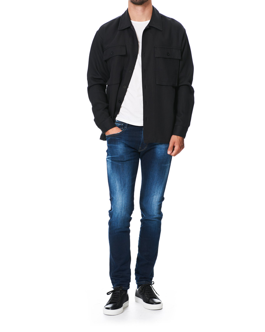 Heren | Overhemden | Samsøe Samsøe | Samsøe & Samsøe Vega Lyocell/Cotton Overshirt Black