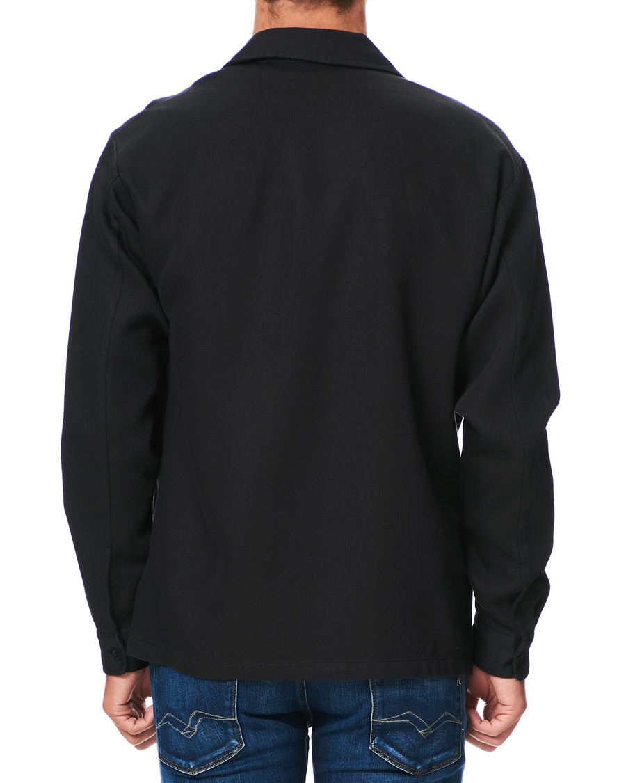 Heren | Overhemden | Samsøe Samsøe | Samsøe & Samsøe Vega Lyocell/Cotton Overshirt Black