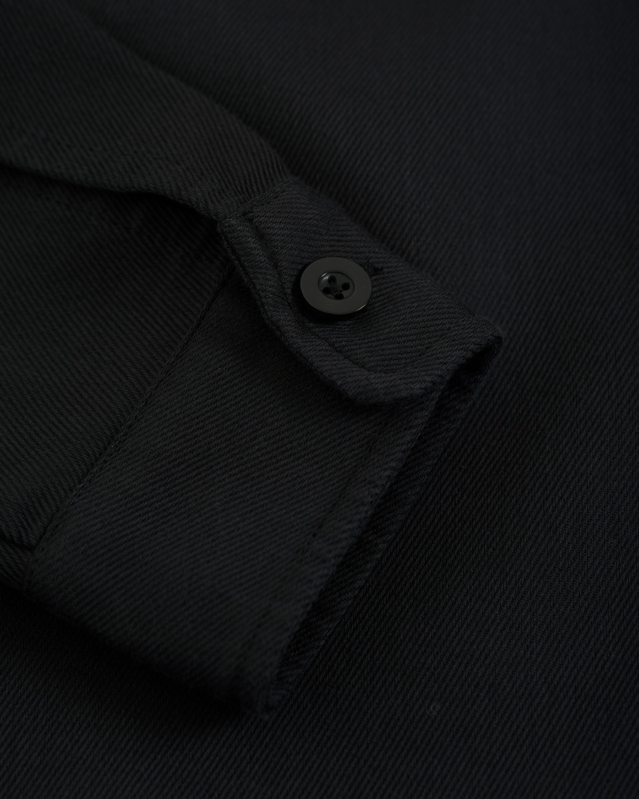 Heren | Overhemden | Samsøe Samsøe | Samsøe & Samsøe Vega Lyocell/Cotton Overshirt Black