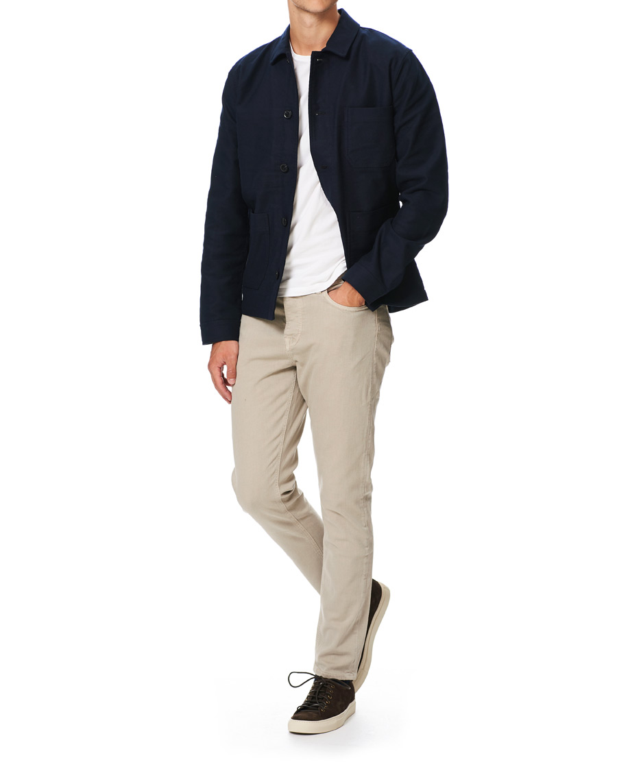 Heren | Overhemden | Samsøe Samsøe | Samsøe & Samsøe Cotton Worker Jacket Sky Captain