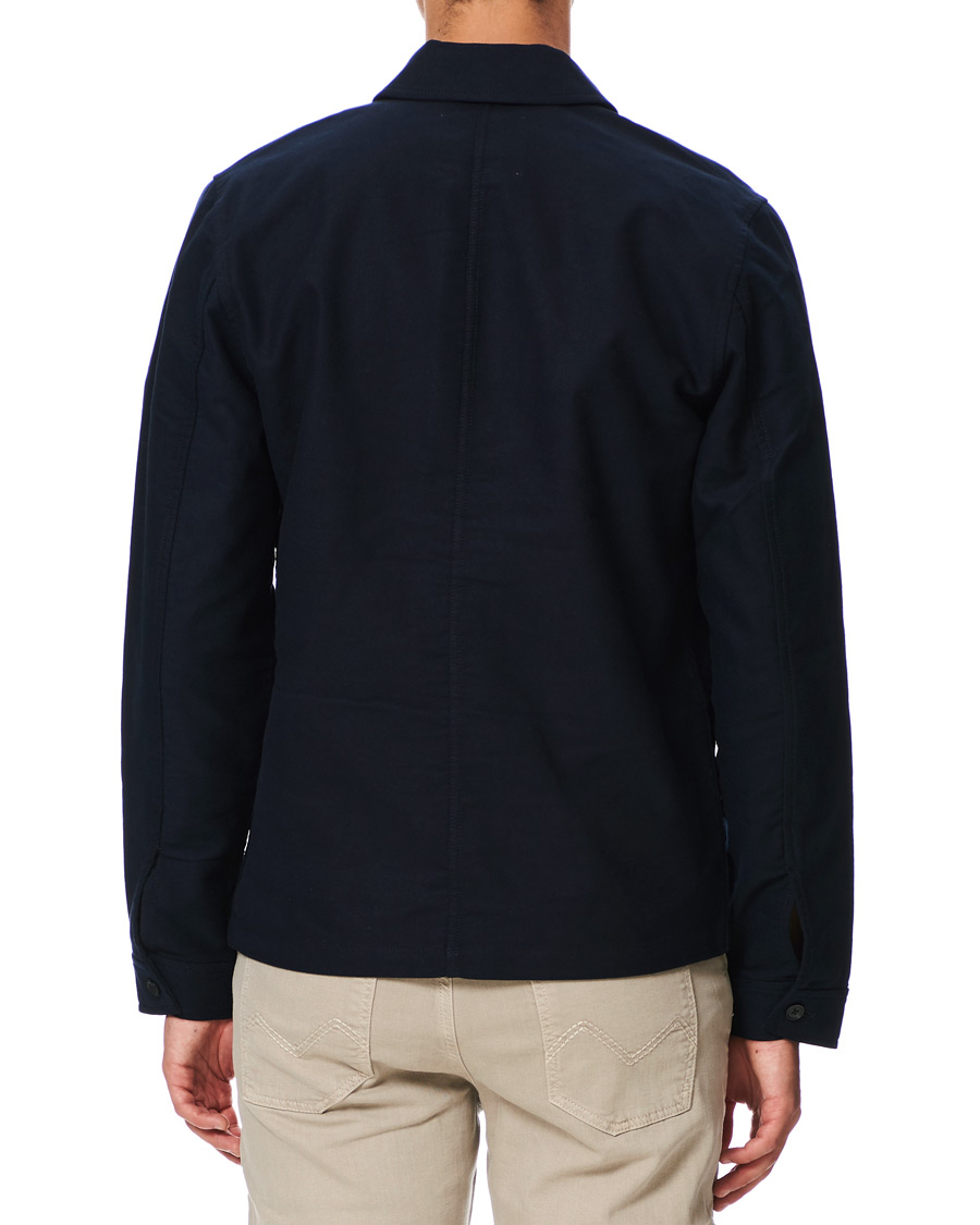 Heren | Overhemden | Samsøe Samsøe | Samsøe & Samsøe Cotton Worker Jacket Sky Captain