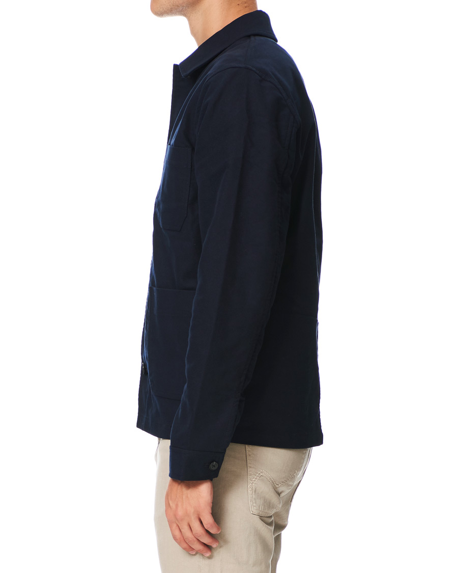 Heren | Overhemden | Samsøe Samsøe | Samsøe & Samsøe Cotton Worker Jacket Sky Captain
